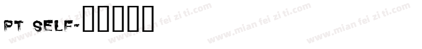 pt self字体转换